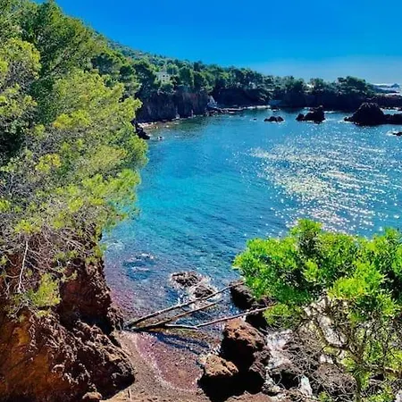 Apartment Vue Exceptionnelle - 4 Pers. Jardin Clim Parking Saint-Raphael (Var)